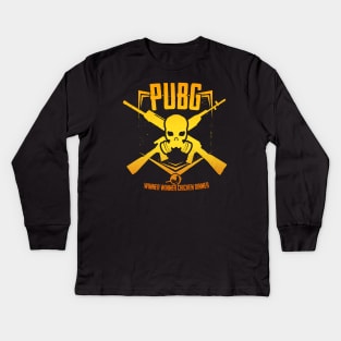 PUBG - EMBLEM (GOLD) Kids Long Sleeve T-Shirt